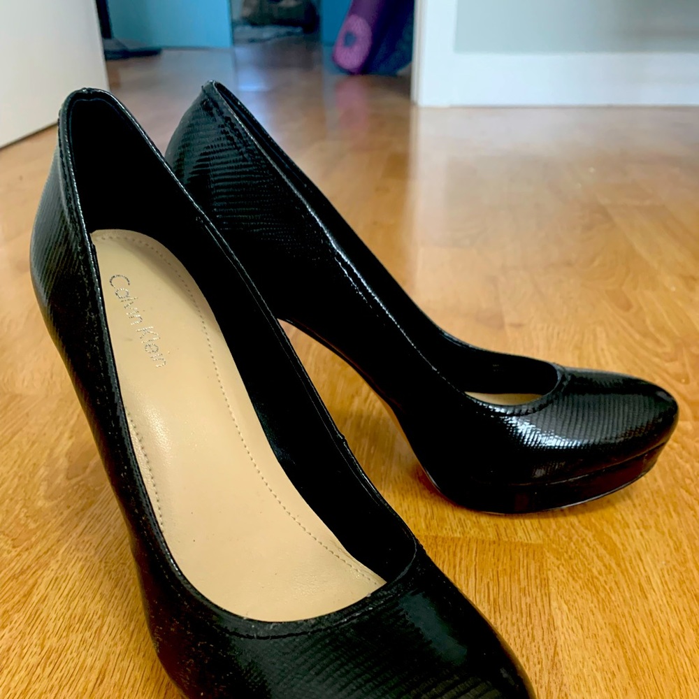 Calvin Klein platform heels